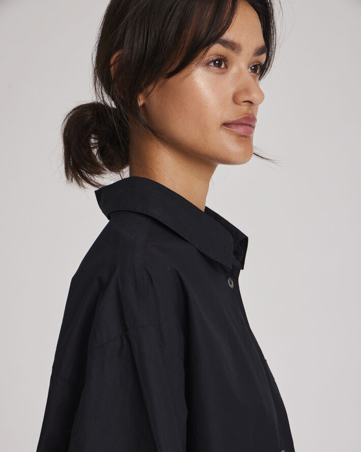 Gai&Lisva Astrid L/S Shirt Poplin Gots 243975 Black