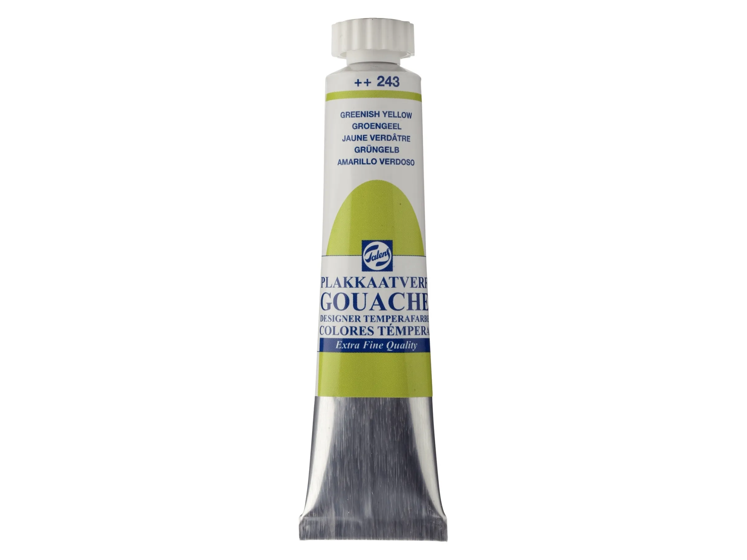 Talens Gouache Extra Fine Quality Tube Greenish Yellow 243