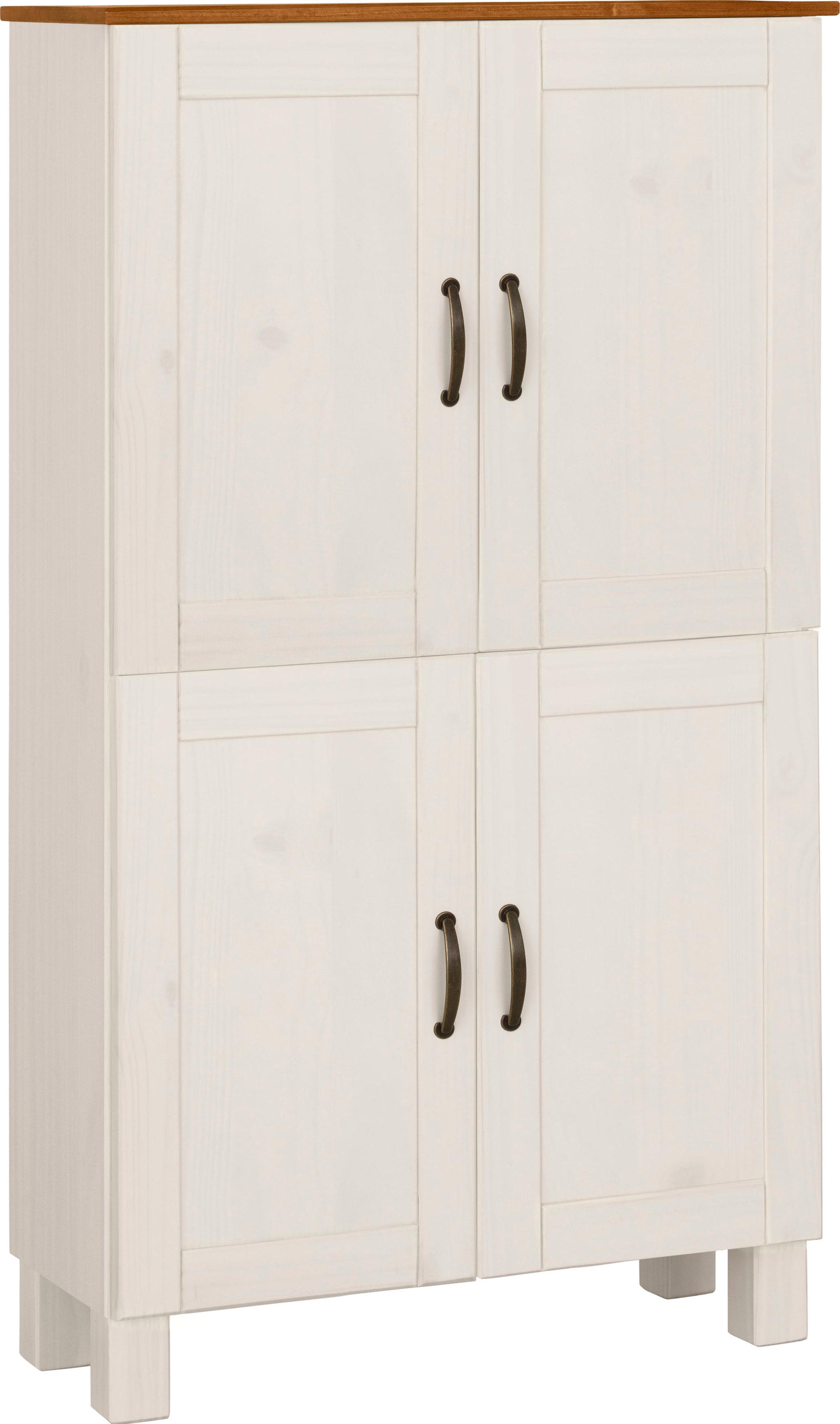 Home affaire Midischrank »Rodby« FSC®-zertifiziertes Massivholz, Breite 75cm, Höhe 130cm
