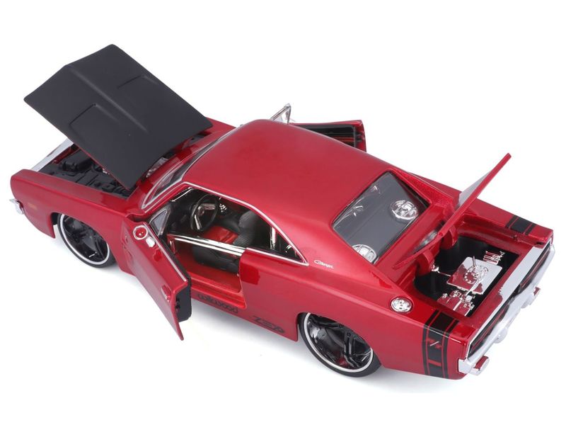 Maisto Dodge Charger R/T 1969 1:24, Rot Sammlermodell im Massstab 1:24