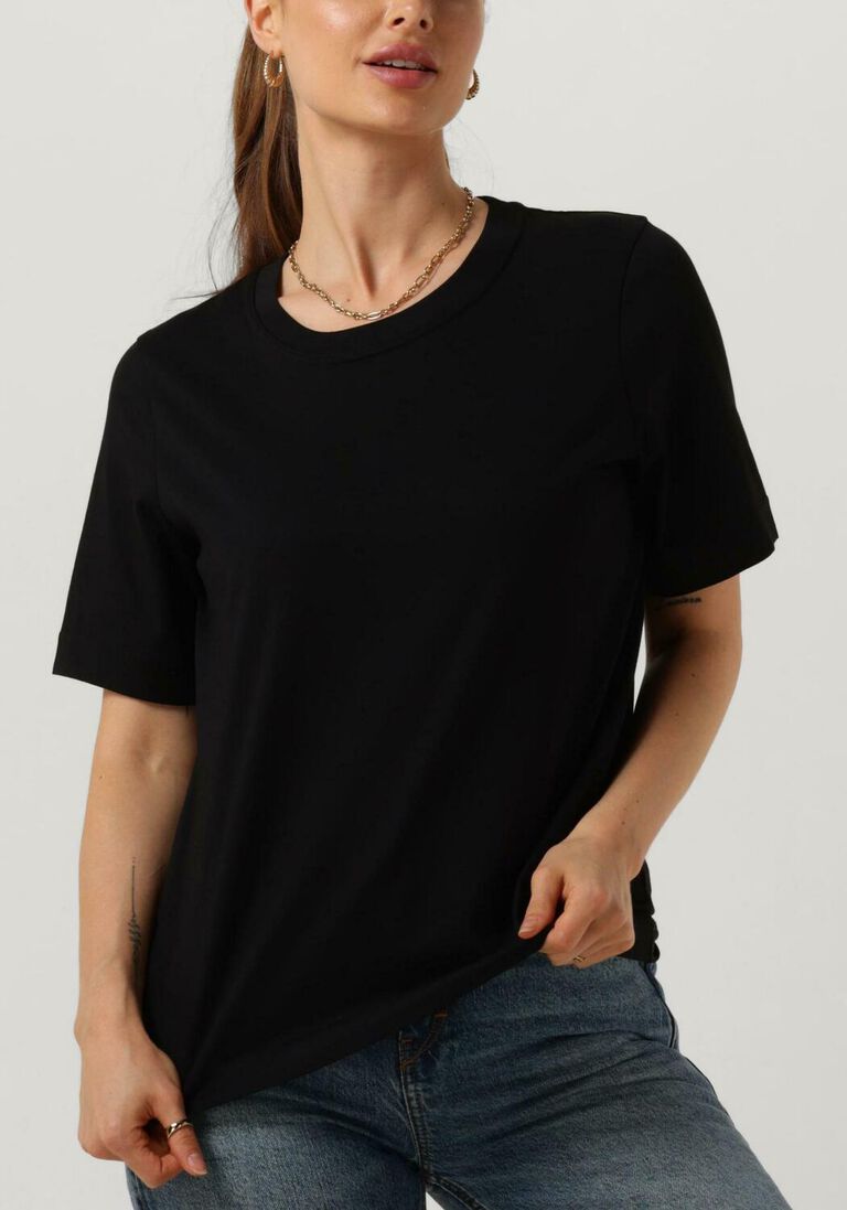 zwarte drykorn t-shirt kirani 520160
