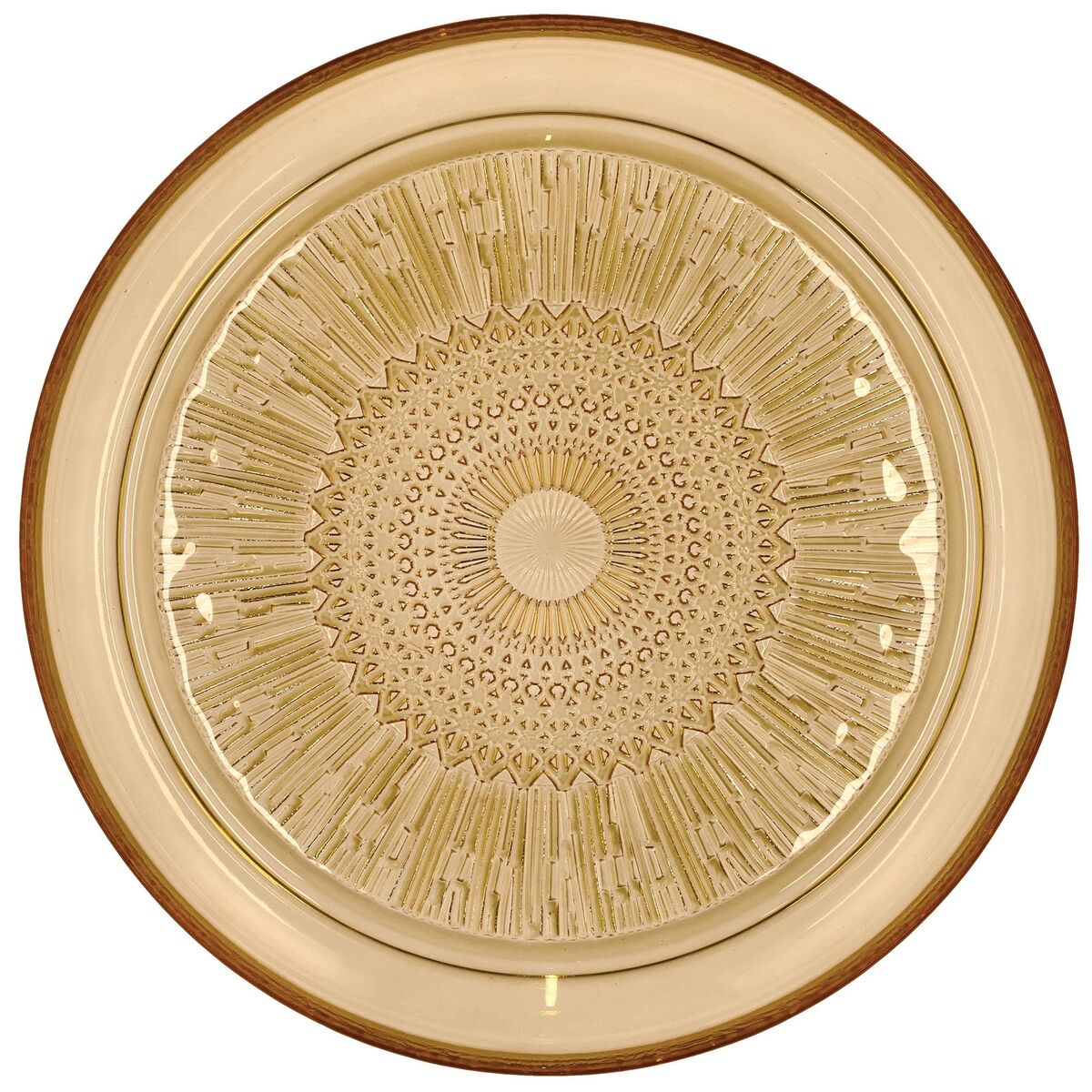 Kusintha glasstallerken 25 cm, rav
