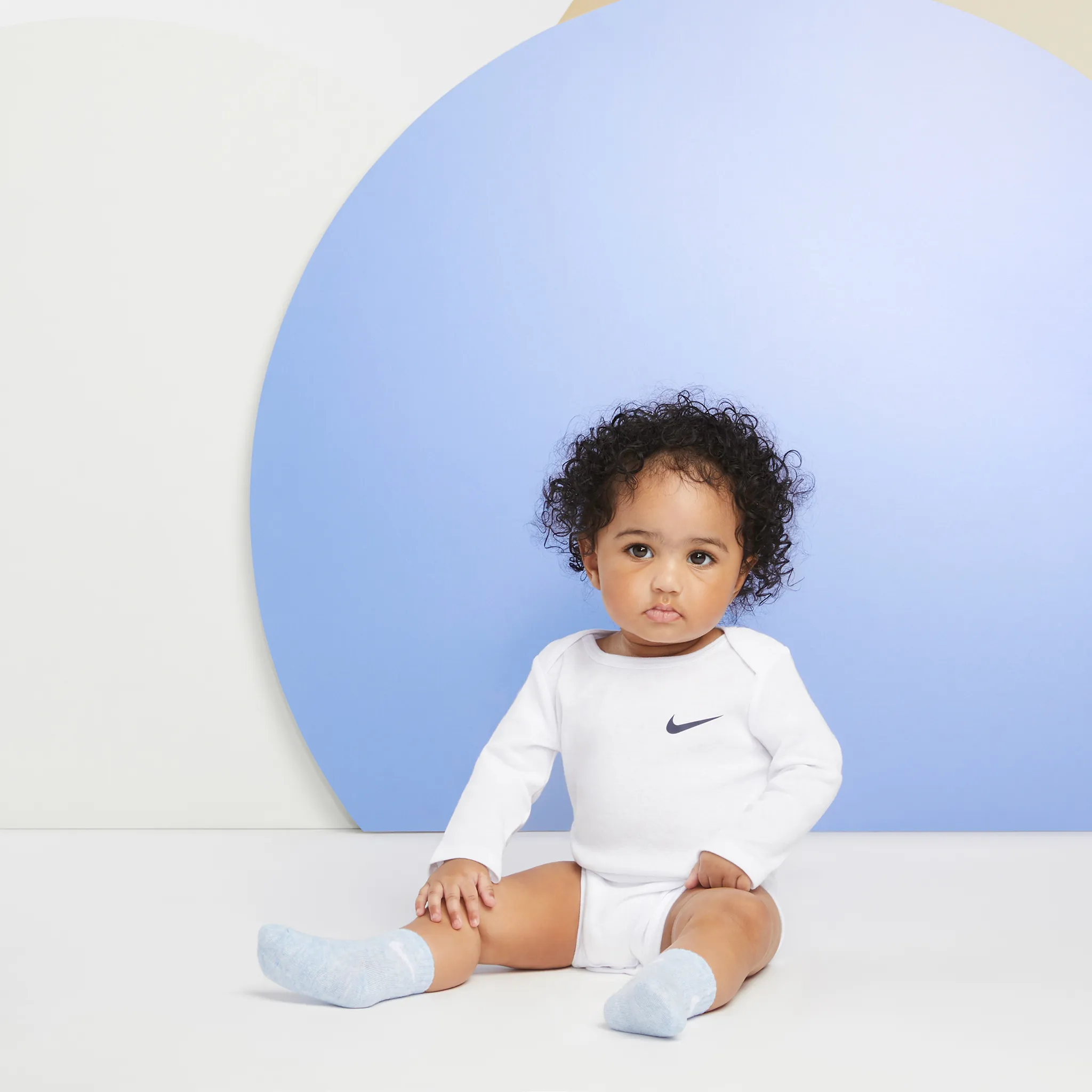 Nike Cache-Couche Manches Longues Paquet de 3 0-9mois