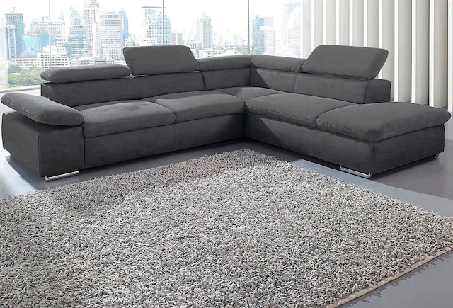 sit&more Ecksofa »Valentine L-Form, B: 272 cm« mit Arm- & Kopfteilverstellung, optional mit Bettfunktion