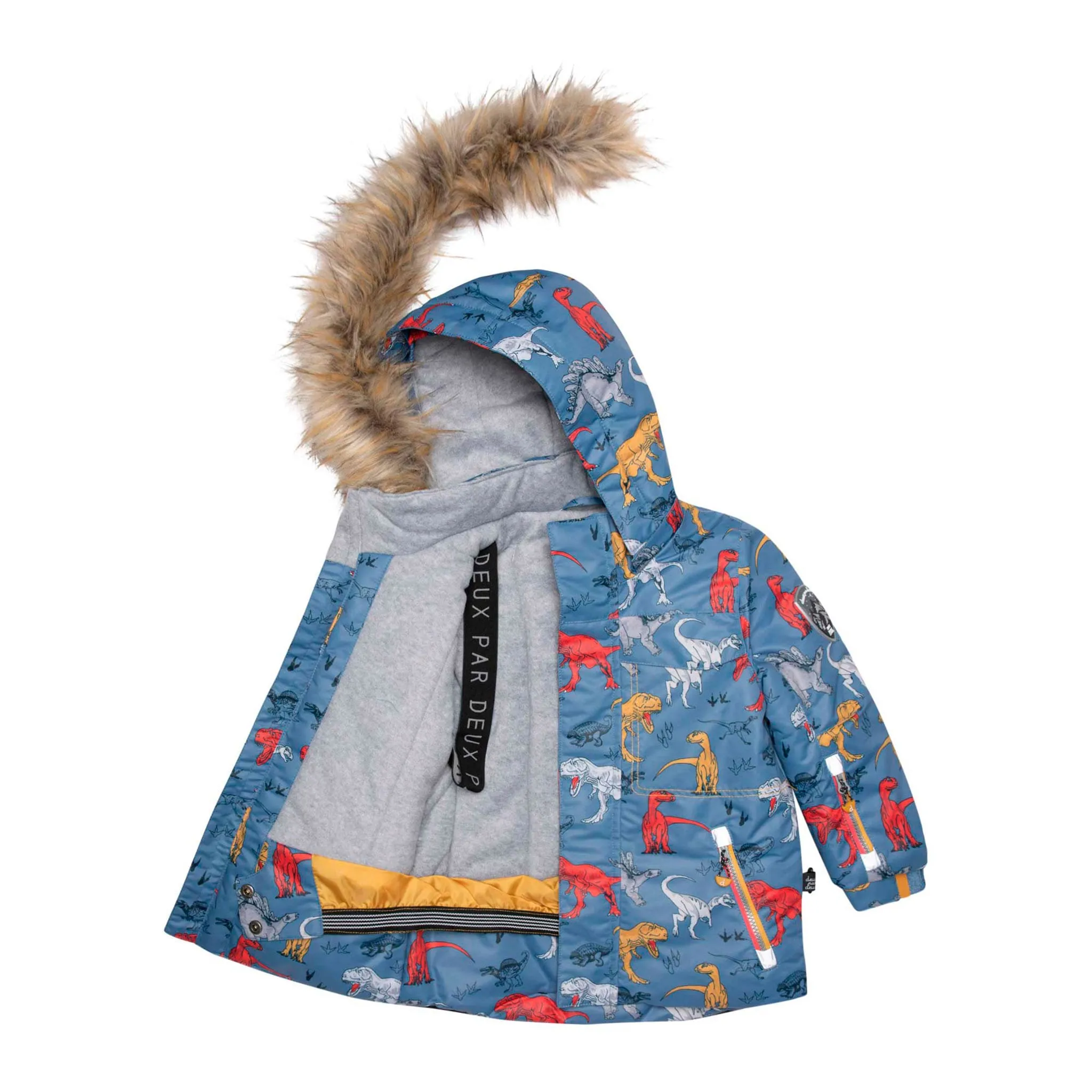 Deux par Deux Habit de Neige 2 Pièces Dinosaures 7-12ans