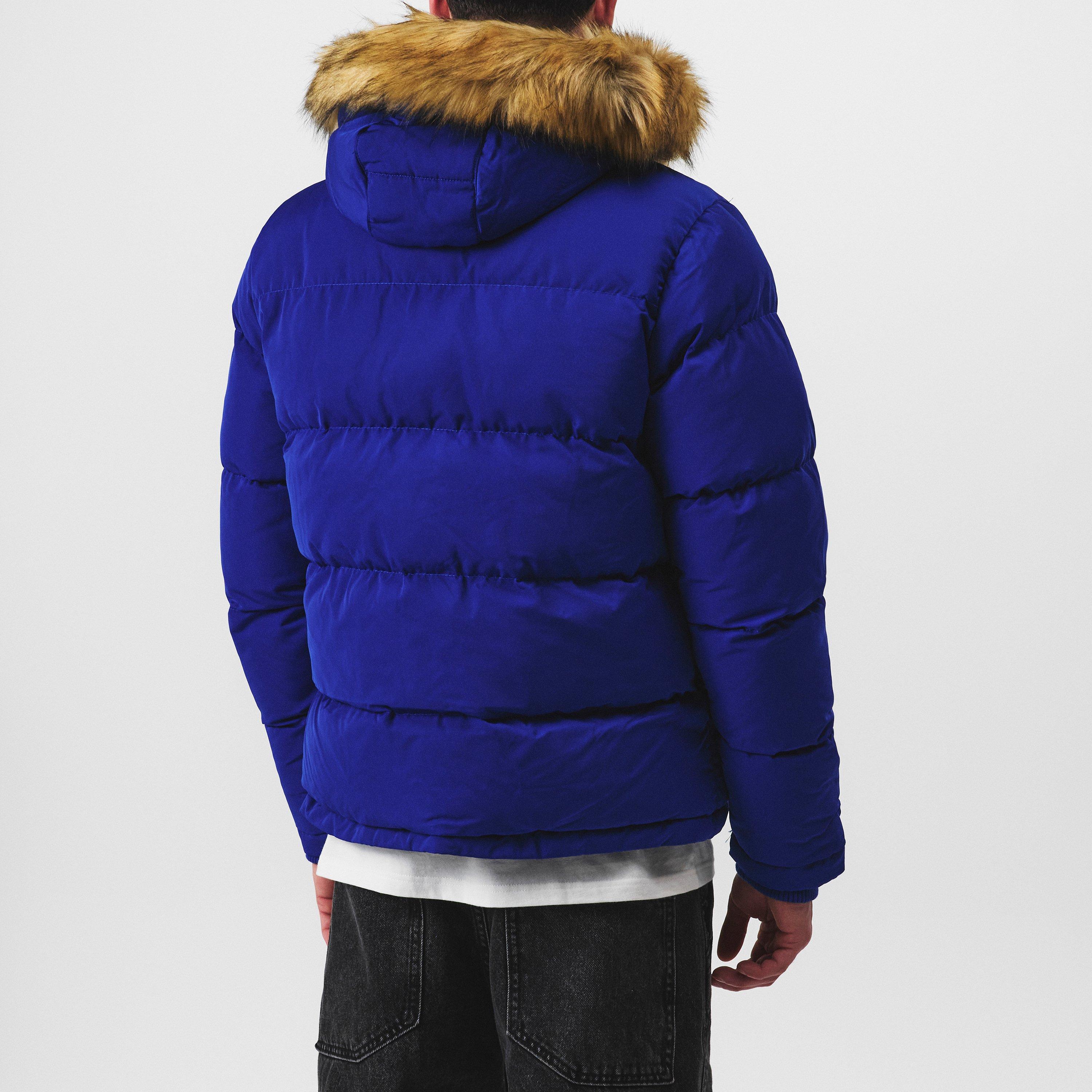 SoulCal Mens 2 Zip Bubble Jacket