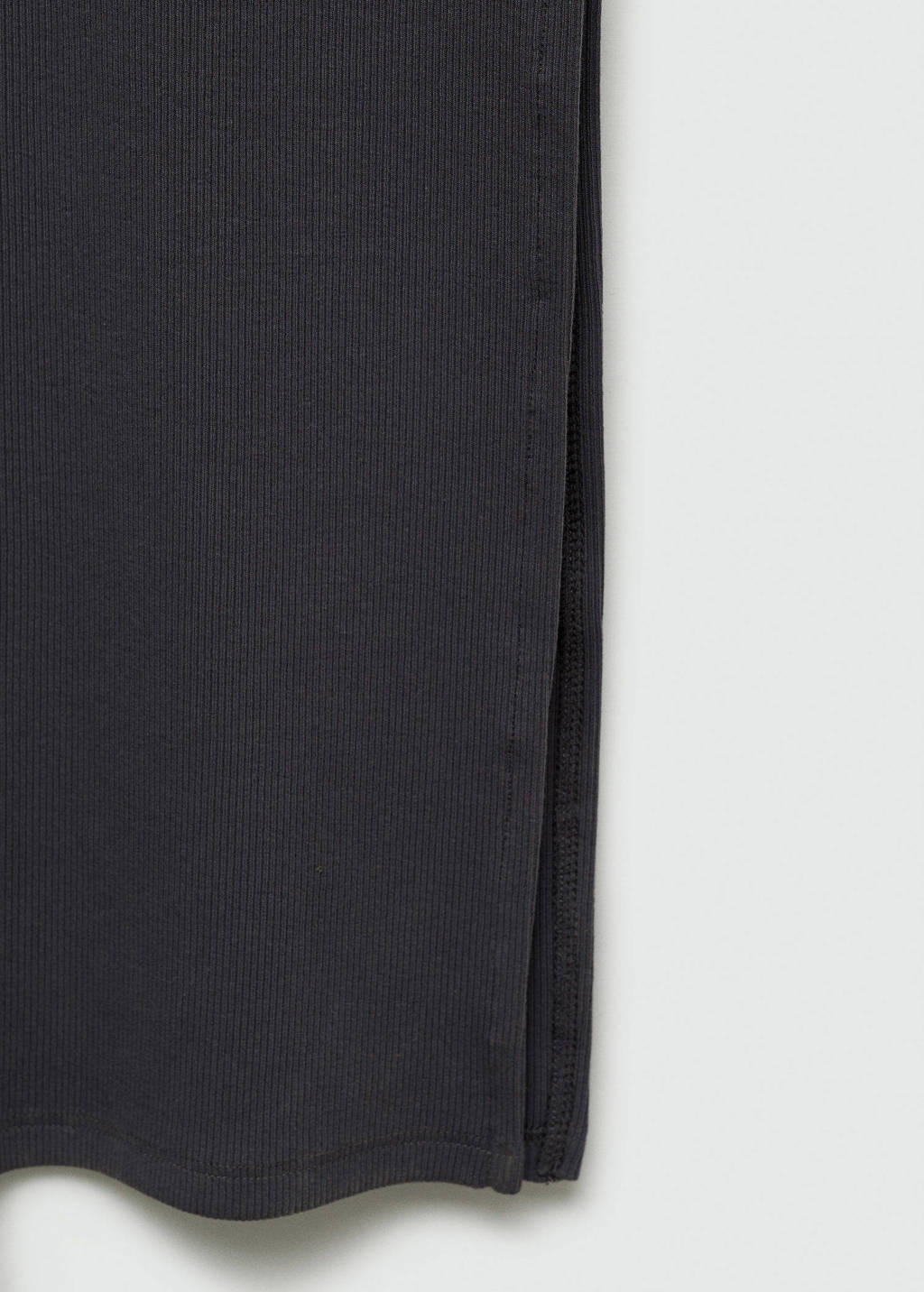 MANGO TEEN bodycon jurk antraciet