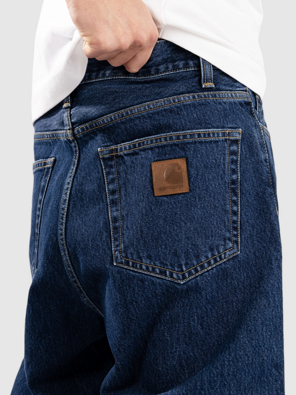 Carhartt WIP Aaron Jeans blue stone washed