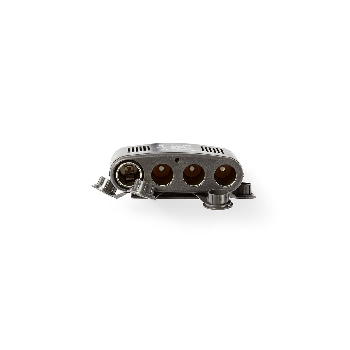 Nedis Universal DC Power Adapter | Biladapter | 120 W | Inngangsspenning: 12 V DC | 12 V DC | Maksimal utgangsstrøm per port: 4.0 A | Sort