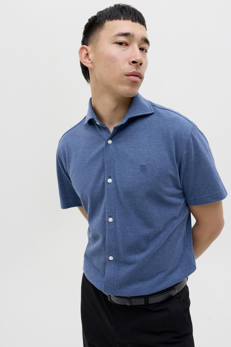 Jack & Jones blauwe heren overhemd