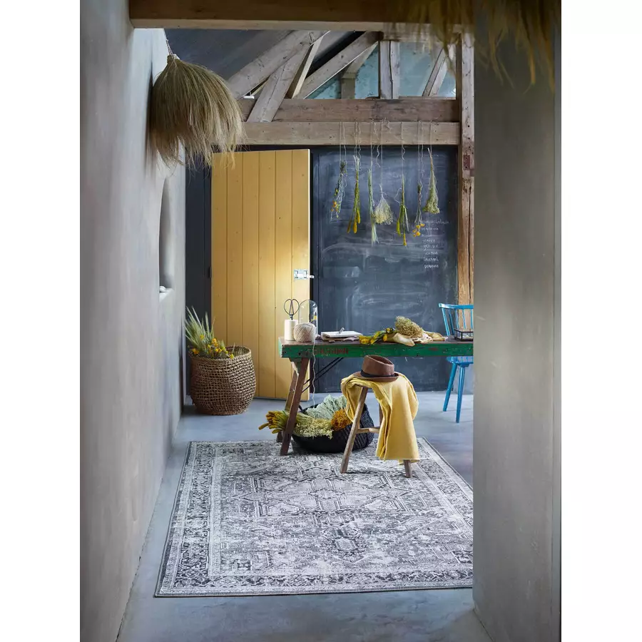 Wecon home Kurzflorteppich Seelace grau