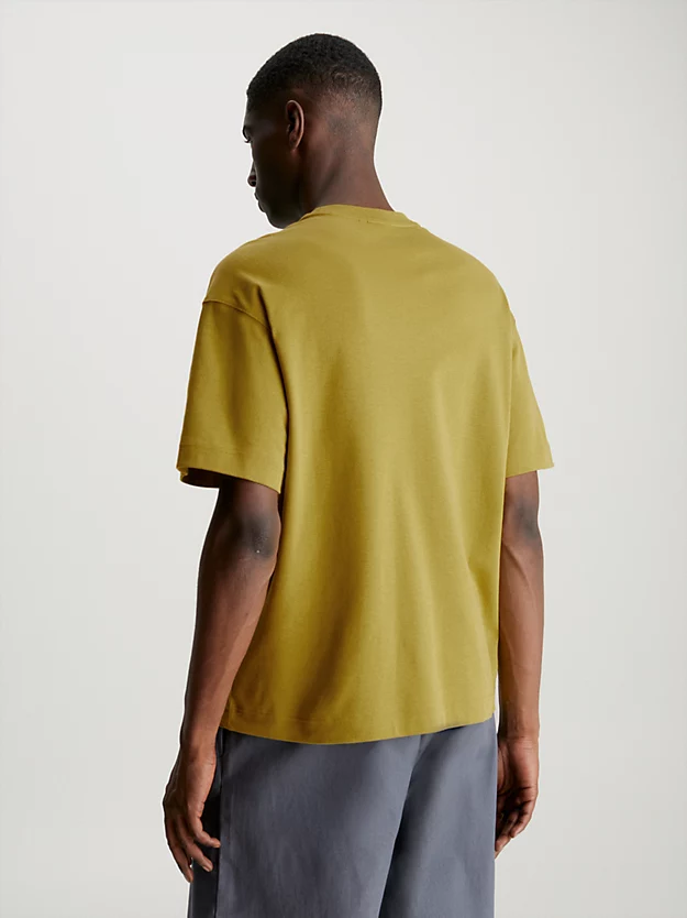 Camiseta com estampa quadriculada em algodão