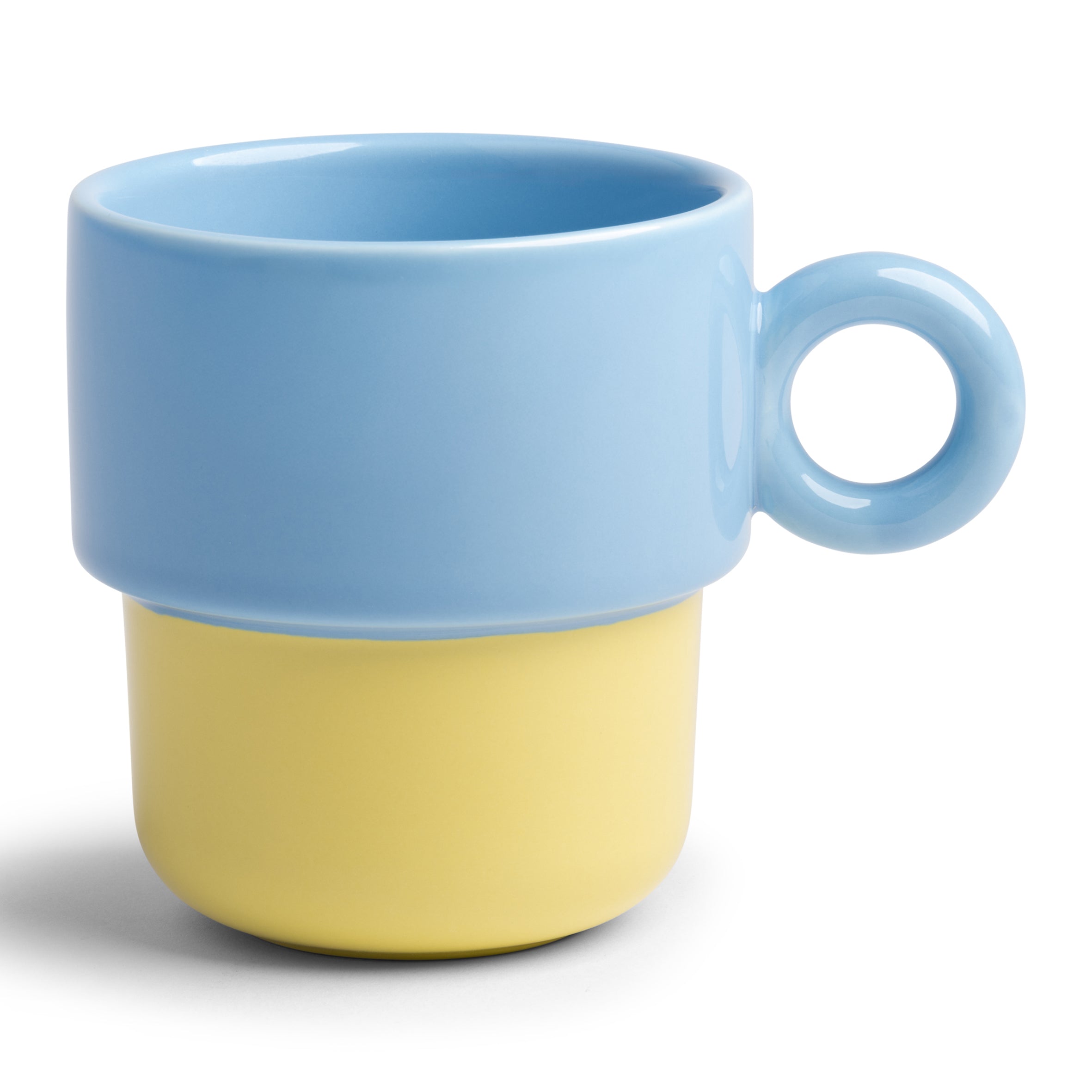 &k amsterdam Chiquito Mok Large - Set van 2 - Blauw