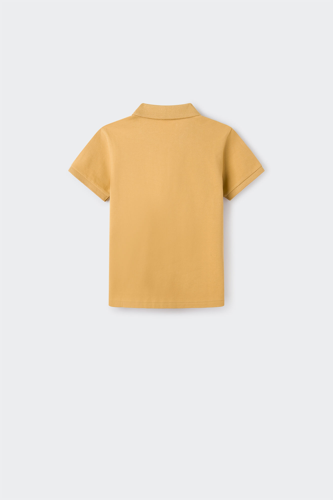 Camisa polo básica com logotipo para meninos