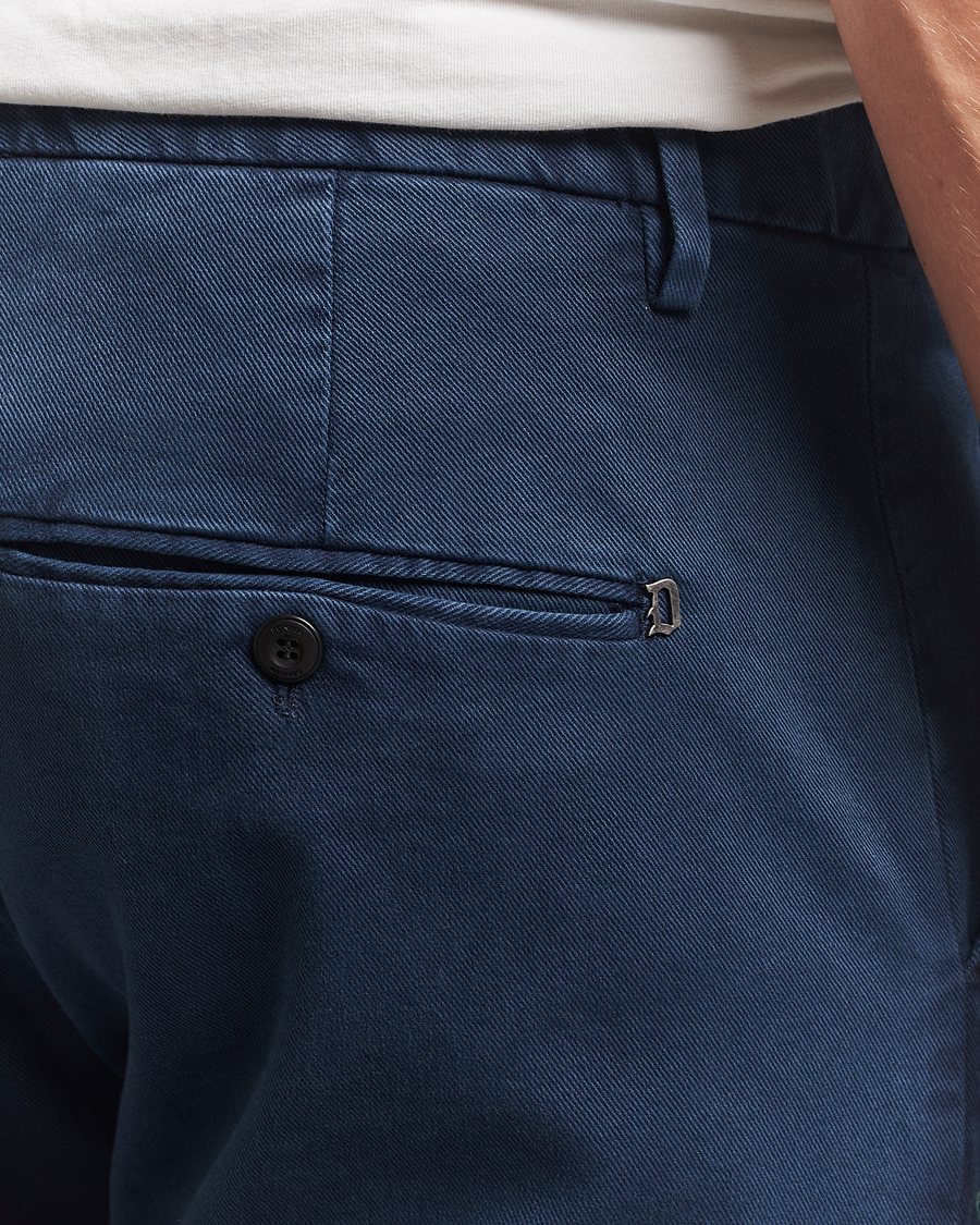 Dondup Spiritisimo Pleated Chinos Navy