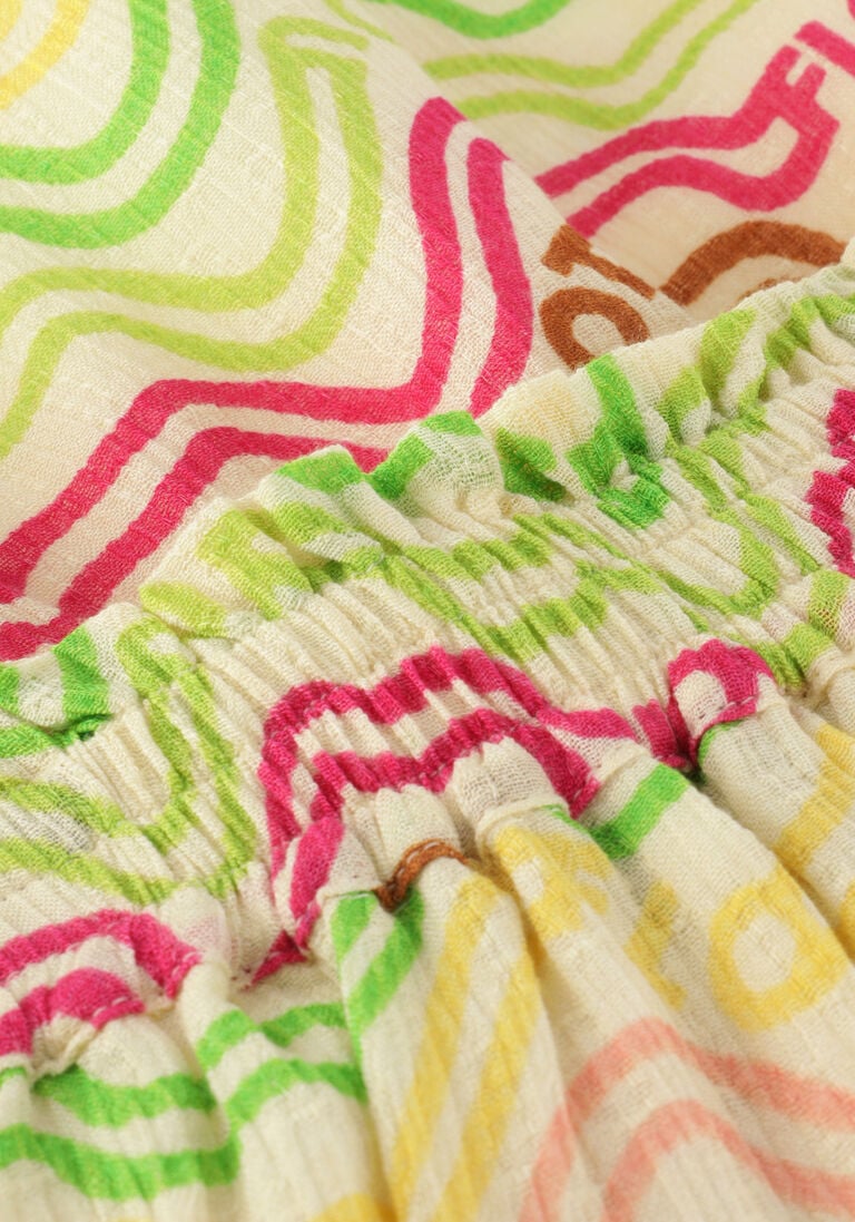 LIKE FLO multi like flo minirok fancy woven rainbow skirt