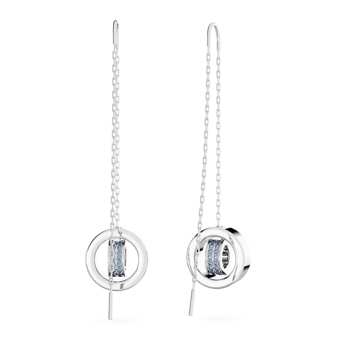 Pendants d'oreilles Swarovski Hollow Bleu
