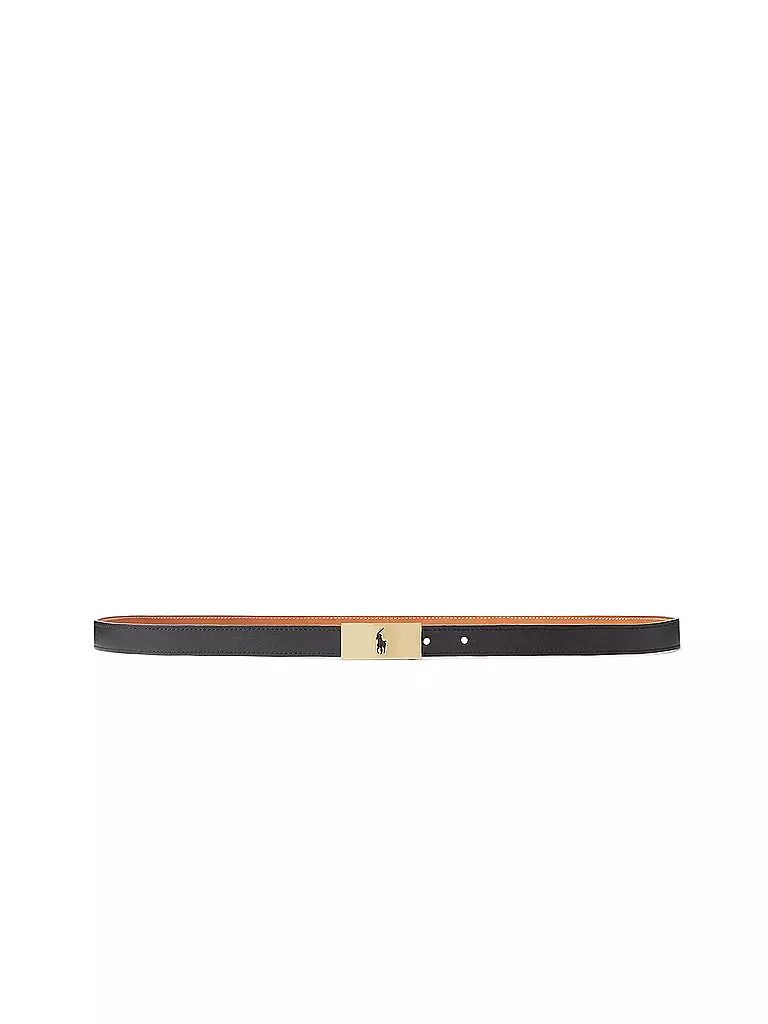 POLO RALPH LAUREN Ledergürtel schwarz