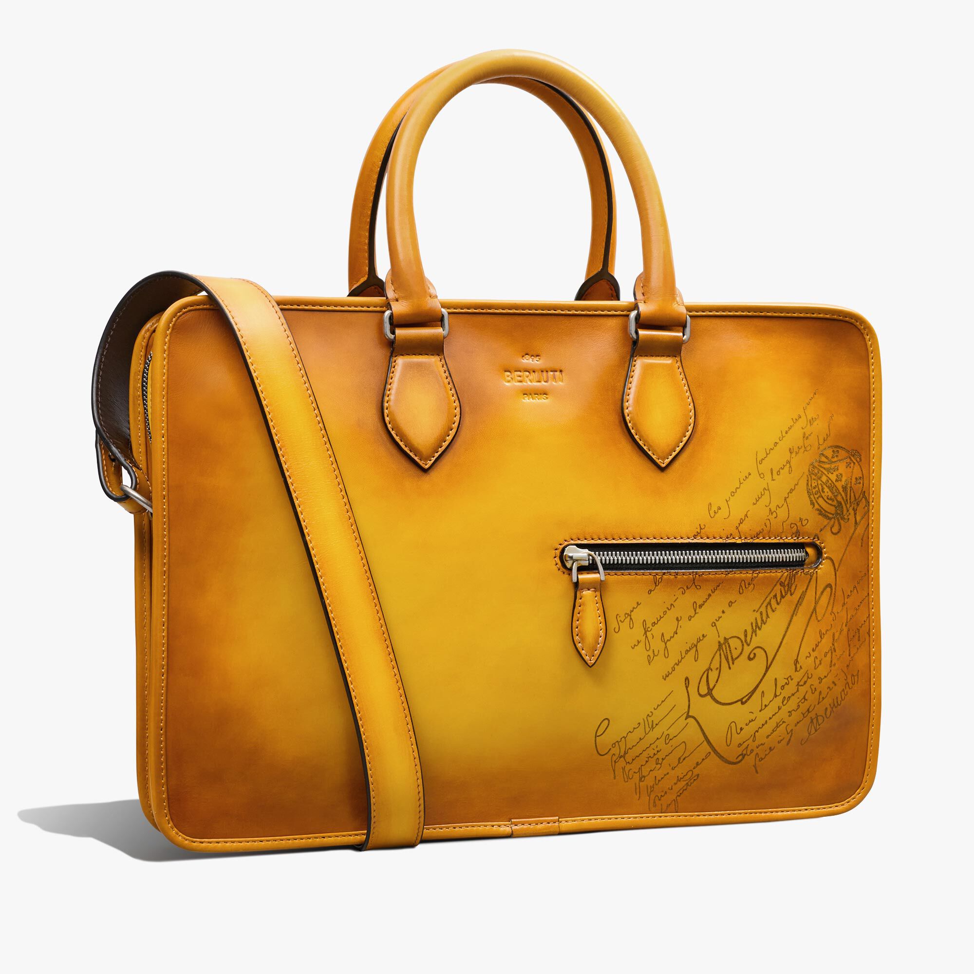 Cartable Un Jour Petit Modèle En Cuir Scritto