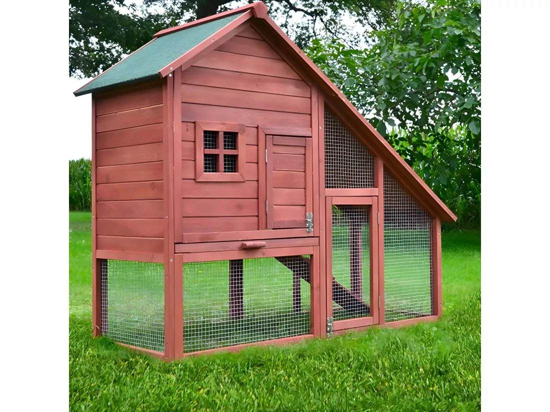 Cage Clapier Enclos lapin petits animaux 138 x 65 x 120 cm Modele : 032 Ferme
