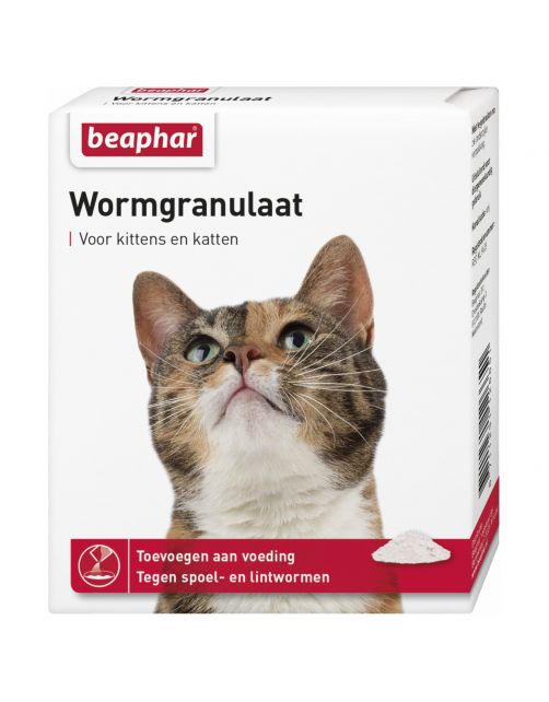 Beaphar Wormgranulaat Kat - Anti wormenmiddel - per stuk 0.7 Tot 6 Kg