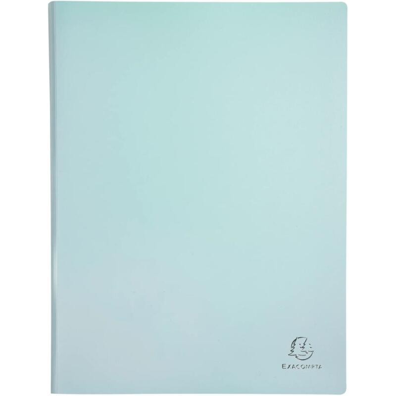 Protège-documents en polypropylène semi-rigide Aquarel PP 120 vues - A4 - Couleurs assorties