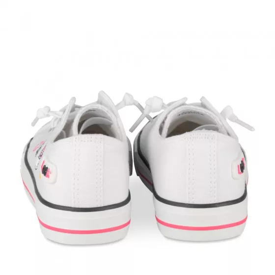 Baskets BLANC LOVELY SKULL