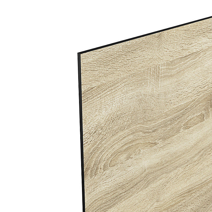 Crédence de cuisine chêne Québec GoodHome Kala l. 300 cm x H. 60 cm x Ep. 10 mm