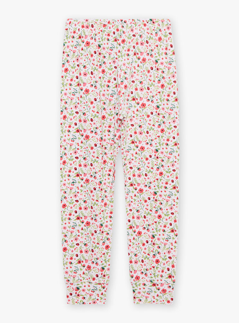 Ensemble pyjama rose pâle à et motifs fantaisie