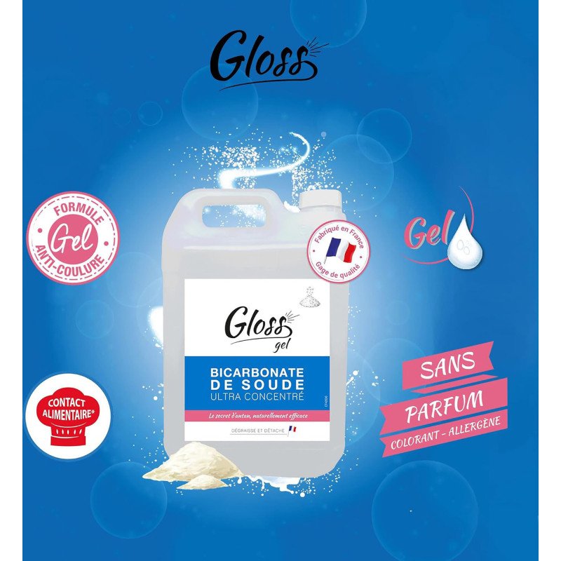Bicarbonate de Soude Spado - Bidon de 5 L