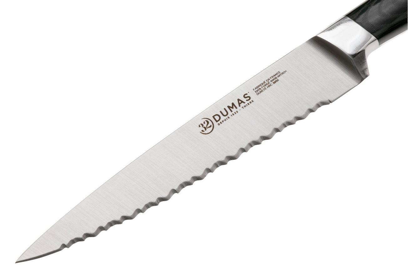32 Dumas Signature 937389 Micarta, gekarteld universeelmes, 12 cm