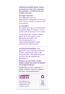 Proceive Zwanger Omega 3 Capsules 60CP