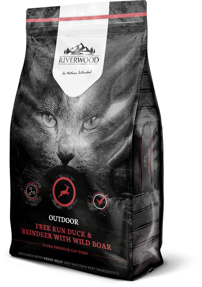 Riverwood Outdoor - Kattenvoer - 6 Kilogram - eend