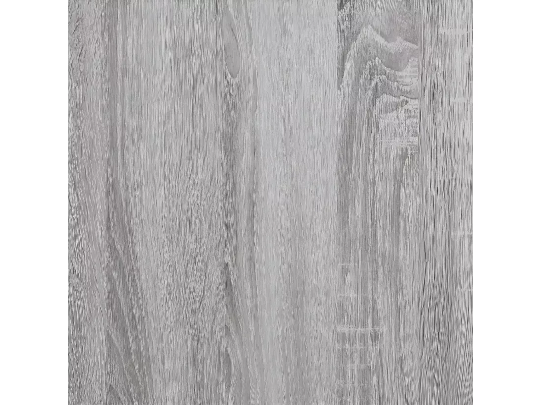 Bibliothèque sonoma gris 78,5x33x153 cm bois d'ingénierie