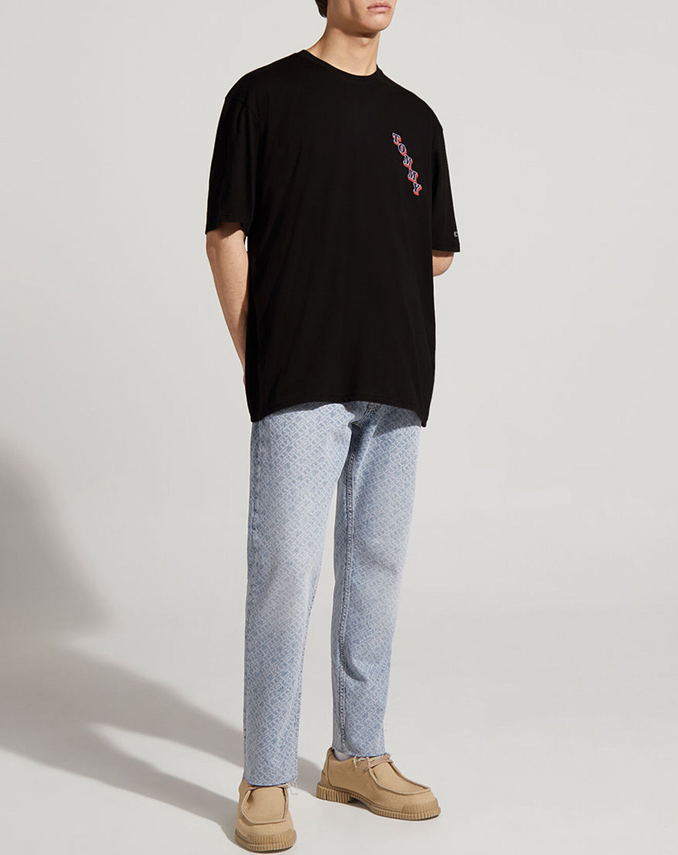 Tommy Jeans T-Shirt Skate College Pop noir
