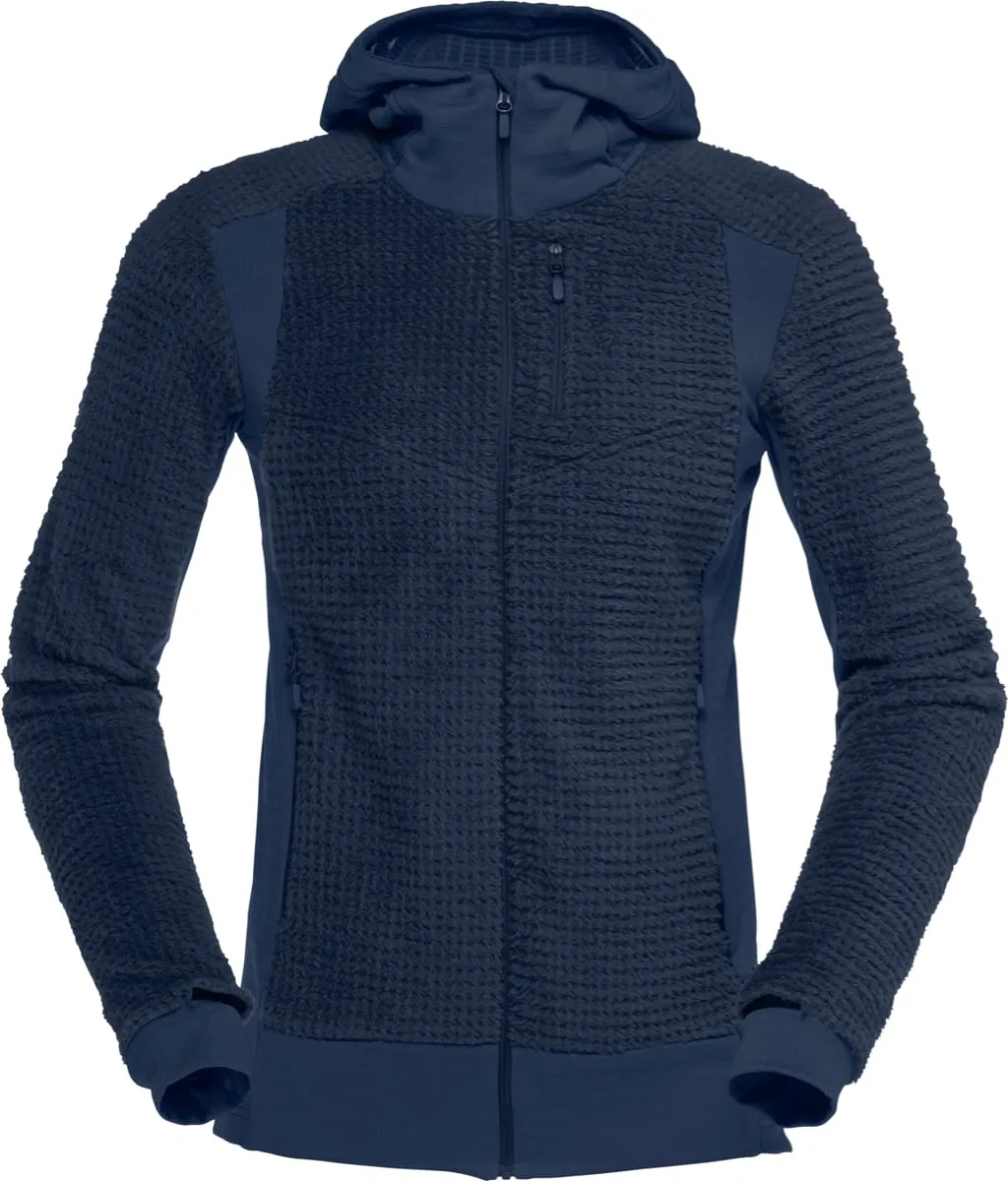 Norrøna Women's Falketind Alpha120 Zip Hood Indigo Night