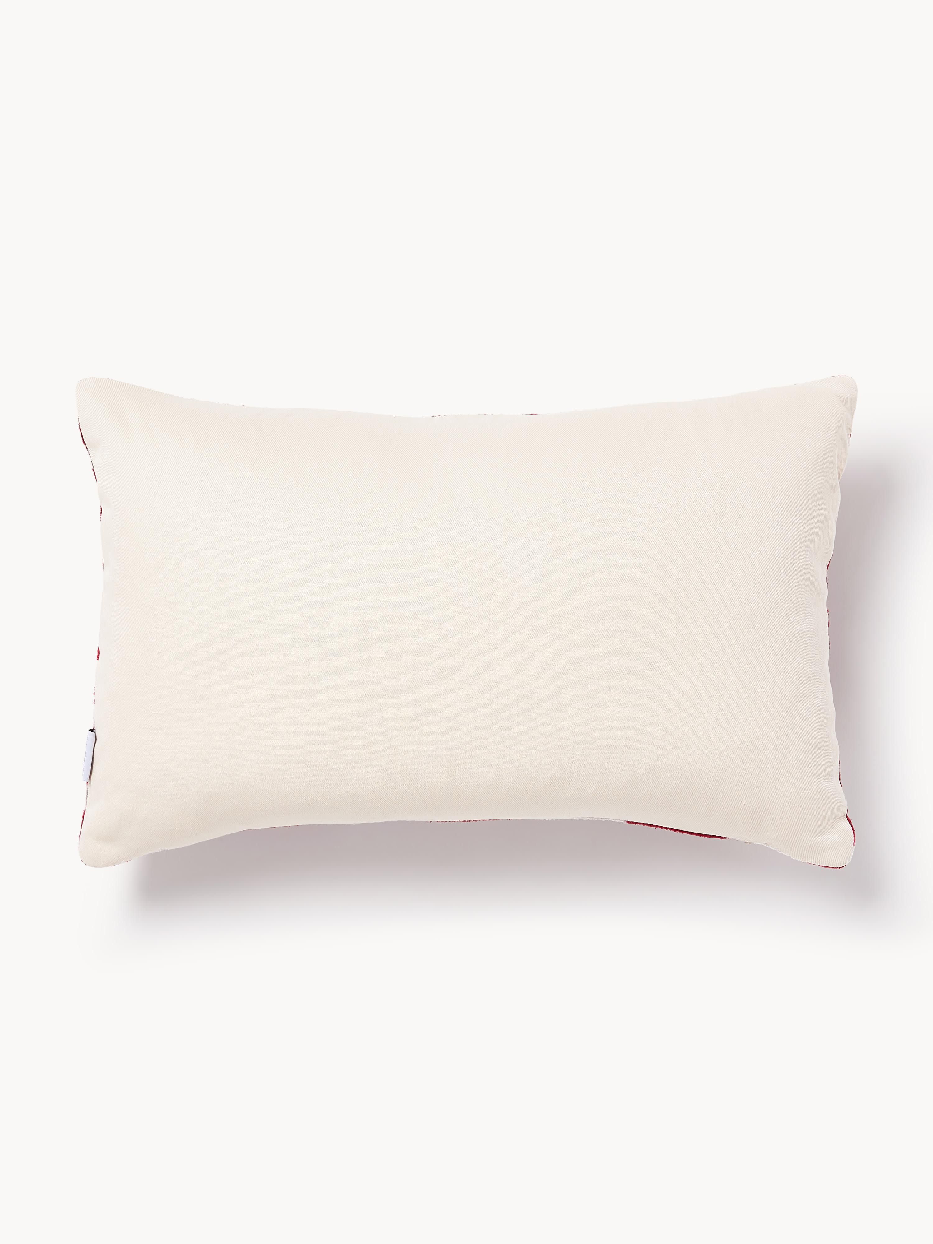 Zijden fluwelen kussenhoes Velvety met abstract patroon
