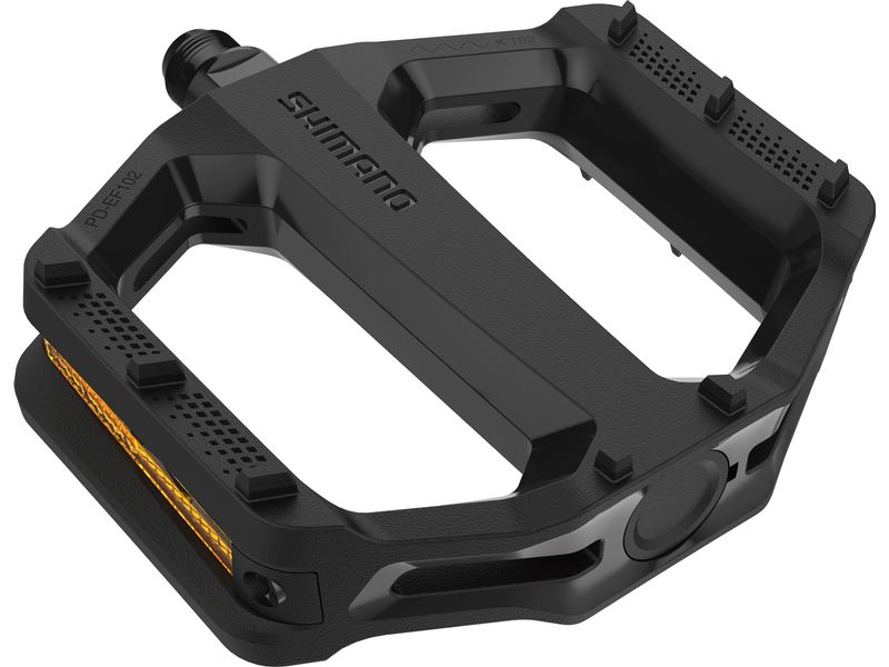 Shimano Fahrradpedale PD-EF102 Schwarz mit Reflektor Trekking Pedale