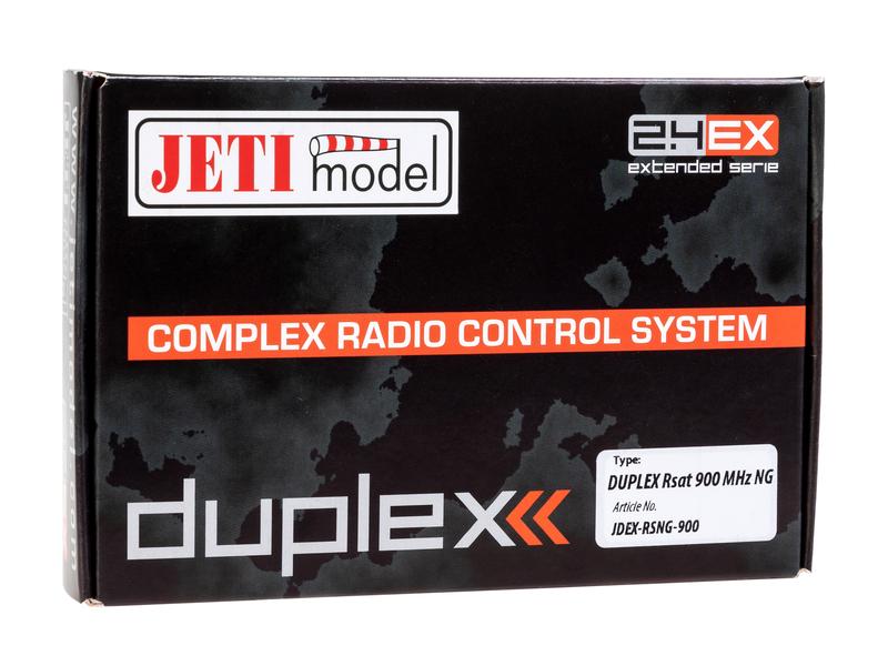 Jeti Satellitenempfänger Rsat 900 MHz NG Satellitenempfänger mit Jeti EX 900 NG und EX Bus Protokoll