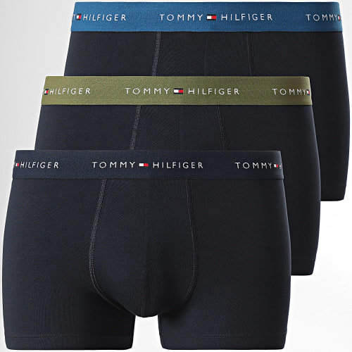 Boxer Lot De 3 Boxers Signature Essentials 2763 Bleu Marine