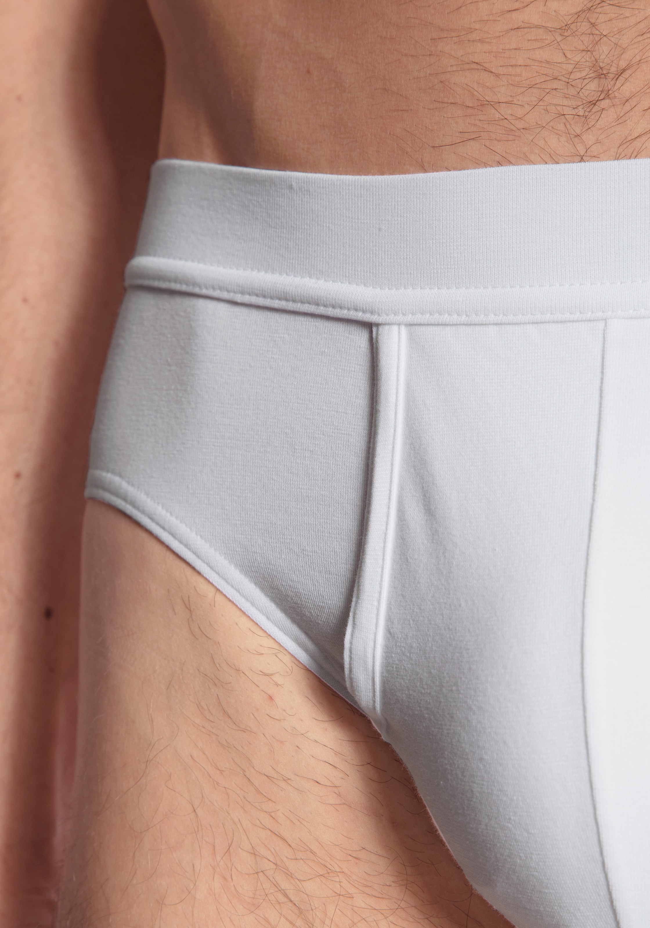 CALIDA Slip »Cotton Code«, Baumwoll-Mix, elastisch, mit Eingriff, weich