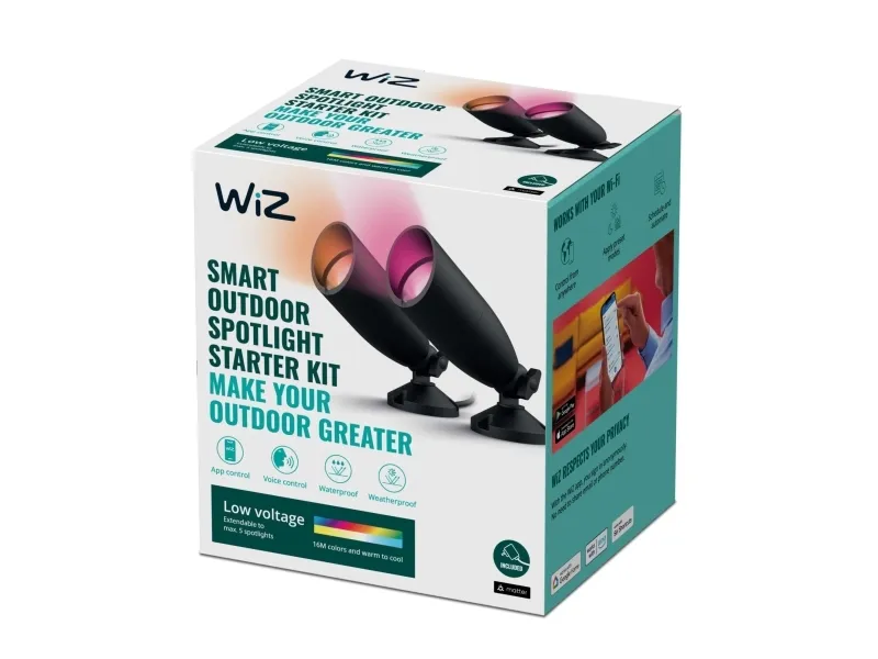 WiZ 12V Ground Spot Starter Kit EU C