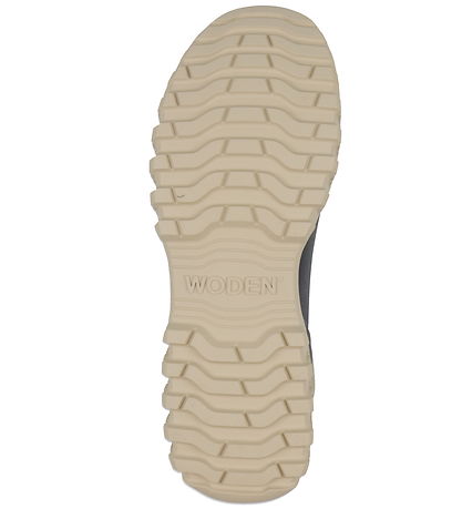 Woden GummiStøvler - Irene Waterproof - Blåck/Coffee Cream