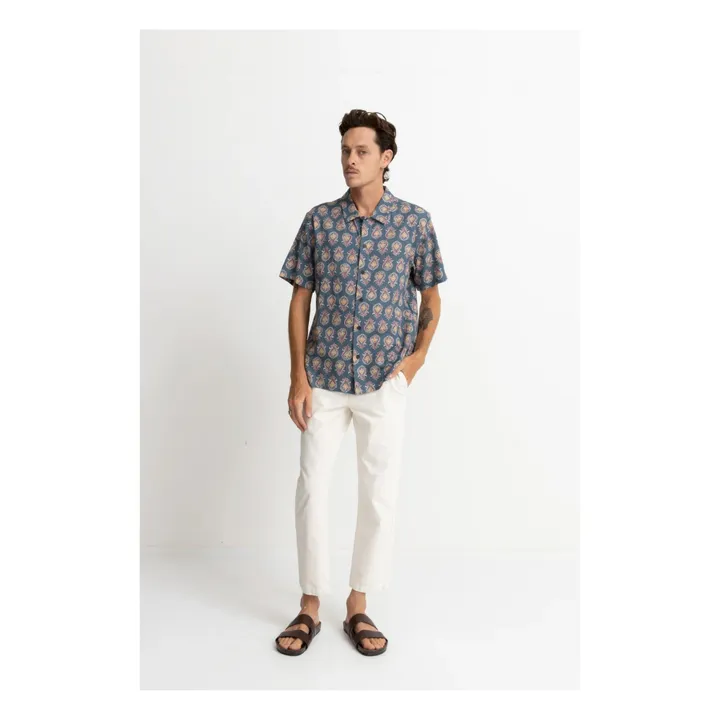 Rhythm Chemisette Tofo Lin | Bleu marine