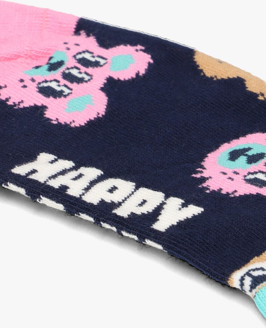 HAPPY SOCKS zwarte happy socks sokken teddy