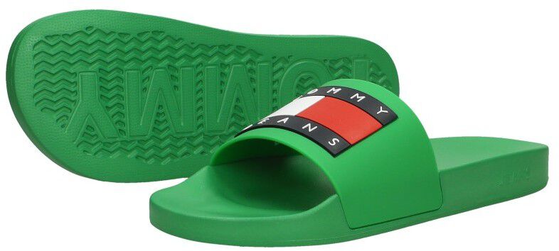 Tommy Hilfiger Tommy Jeans Pool Slide Essential groen
