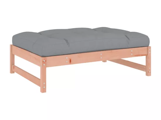 Repose-pied de jardin 120x80 cm massif de douglas