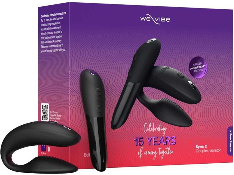 We-Vibe - Collectie - Koppelvibeset - Zwart - 100% Waterbestendig