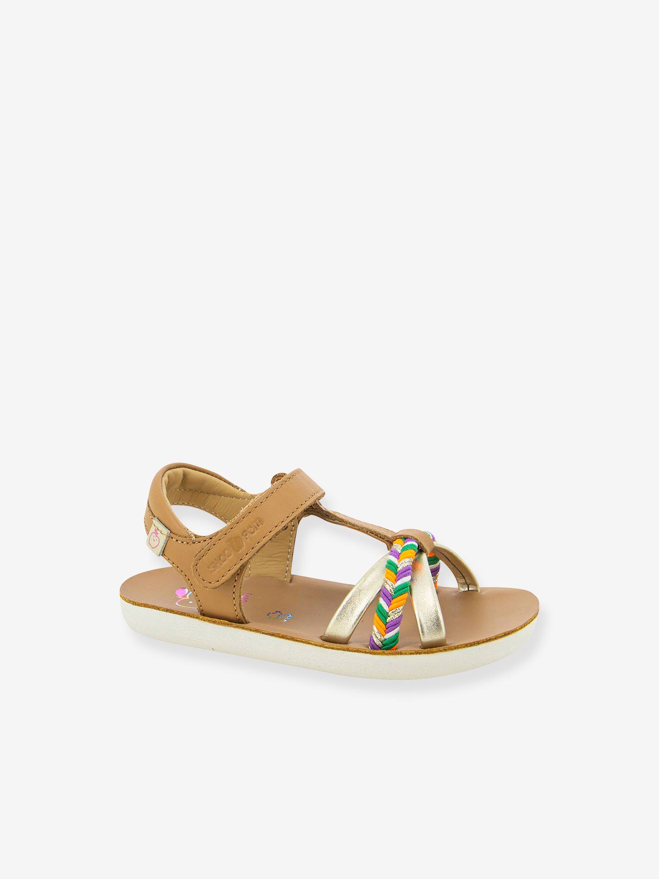 Sandálias infantis SHOO POM® Goa Salomé em cobre iridescente
