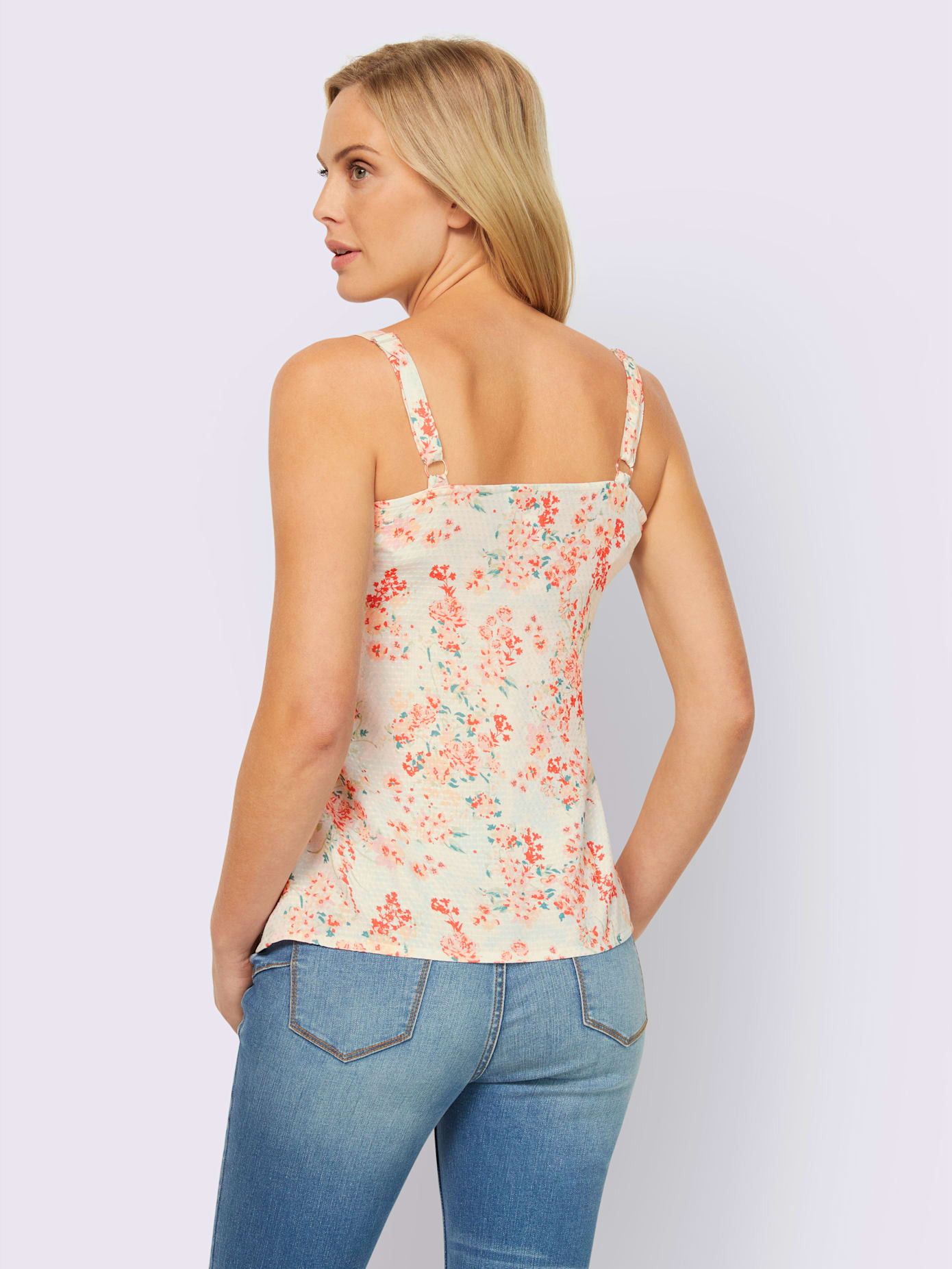Débardeur imprimé pure viscose